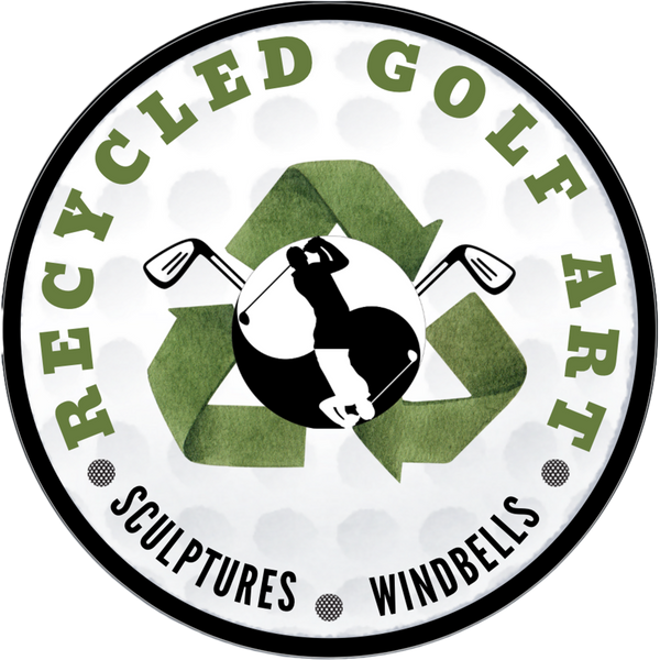 Recycled Golf Art